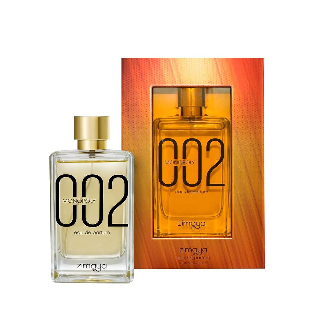 Monopoly 002 Eau De Parfum By Zimaya (Afnan) 100ml 3.4 FL OZ