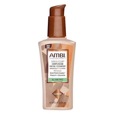 Ambi Even & Clear Complexion Facial Cleanser, For Men & Women, All Skin Types 3.5fl oz