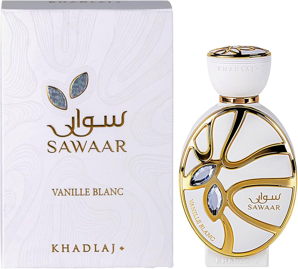 Sawaar Vanille Blanc Eau De Parfum Spray by Khadlaj 100ml/3.4oz