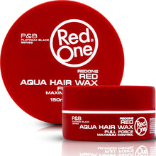 RedOne Aqua Hair Wax Maximum Hold Full Force Hair Gel, 150ml (6 pack)