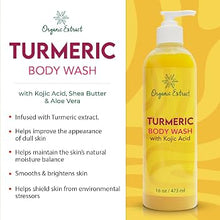 Organic Extract Turmeric Body Wash with Kojic Acid 16oz
