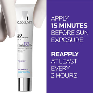 Mela B3 UV Daily Sunscreen | Face Moisturizer With SPF 30 + Anti-Aging Melasyl + 5% Niacinamide By La Roche-Posay 40ML