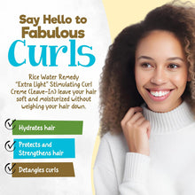 CurlyChic Rice Water Remedy Revitalizing Condish (Leave-In Conditioner) 8 fl oz (239ml)