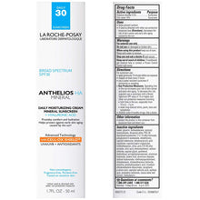 Daily 30 Sunscreen Broad Spectrum SPF30 Anthelios HA Mineral By La Roche-Posay 50ML