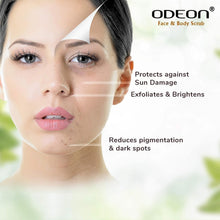 ODEON Strawberry & Aloe Vera Face & Body Scrub 300ml