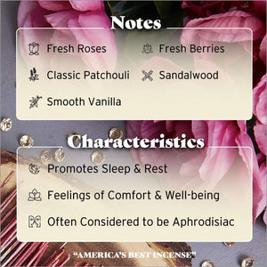 Champa Flower 100x Incense Sticks By Wildberry Made in USA 100 count stick bundle