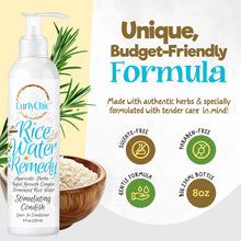 CurlyChic Rice Water Remedy Revitalizing Condish (Leave-In Conditioner) 8 fl oz (239ml)