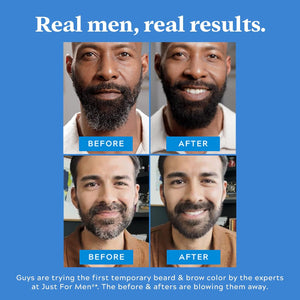 Just For Men Black 1-Day Beard & Brow Dark Brown Color 9g (0.3oz)