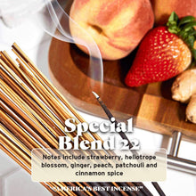 Blend 22 100x Incense Sticks By Wildberry Made in USA 100 count stick bundle