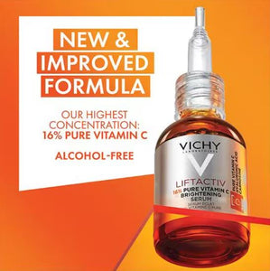 New Liftactiv 16% Pure Vitamin C Brightening Serum By Vichy Laboratoires 20ml 0.67 FL OZ