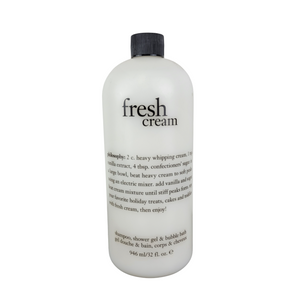 Philosophy Fresh Cream Shampoo, Bath & Shower Gel 946 ml 32 fl oz