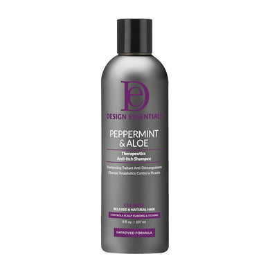 Design Essentials Peppermint & Aloe Therapeutics Anti-Itch Shampoo 8oz