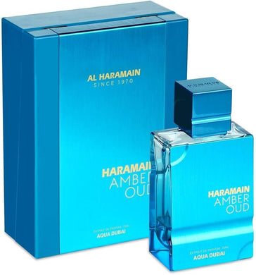 Haramain Amber Oud Aqua Dubai Extrait De Parfum By Al Haramain 75ml 2.54 FL OZ