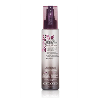 GIOVANNI 2chic Ultra Sleek Blow-Out Styling Mist Salon Quality 4 oz (118ml)