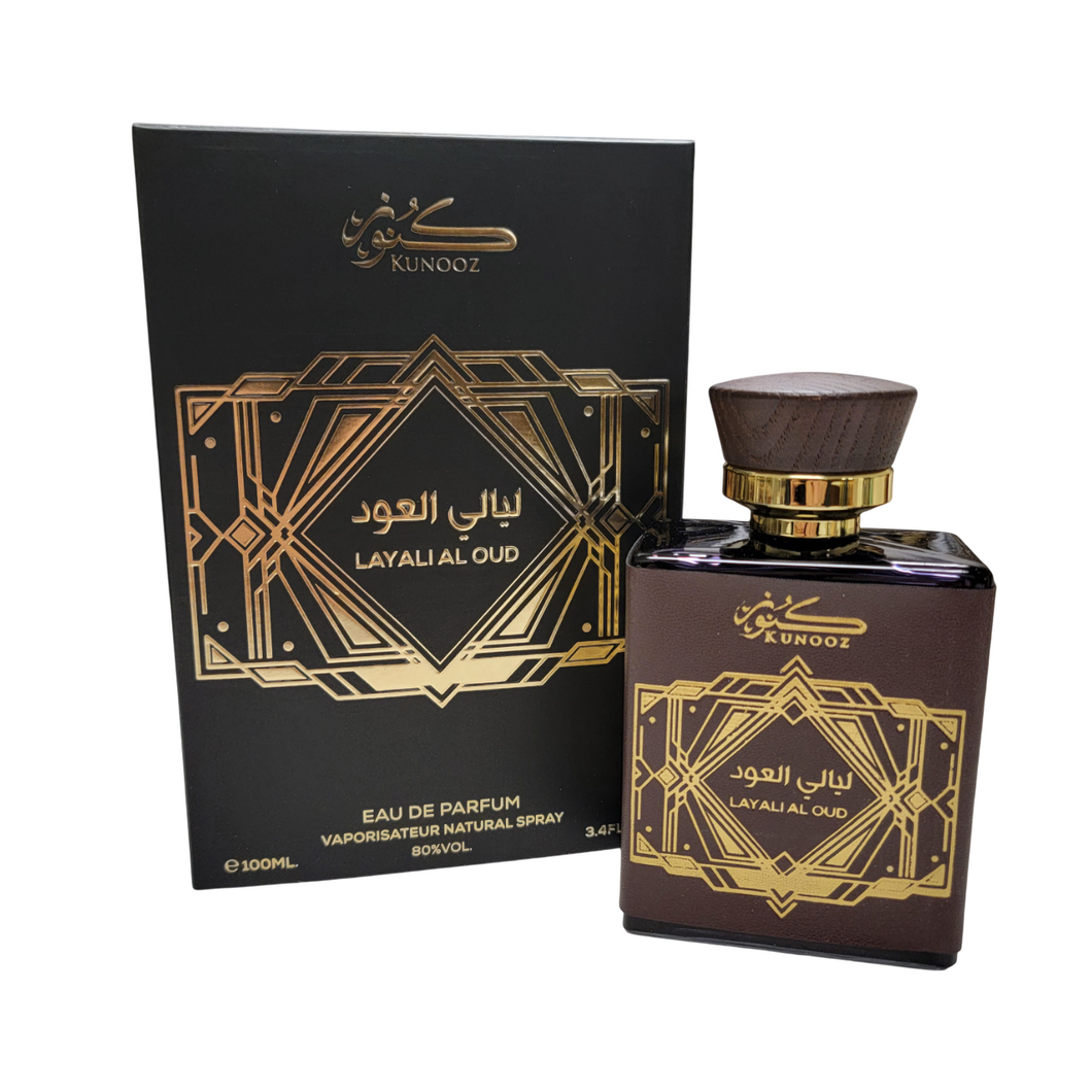Layali Al Oud Eau De Parfum By Kunooz Zoghbi Parfums 100ml 3.4 FL OZ