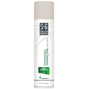 Salon Grafix Professional Shaping Xtra Hair Spray Extra Super Hold 4 Net Wt 10 oz