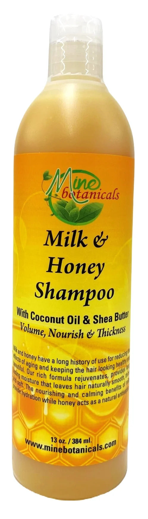 Milk & Honey Shampoo 13 oz By Mine Botanicals