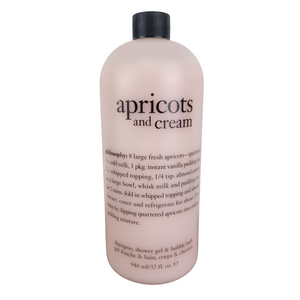 Philosophy Apricots and Cream Shampoo, Bath & Shower Gel 946 ml 32 fl oz