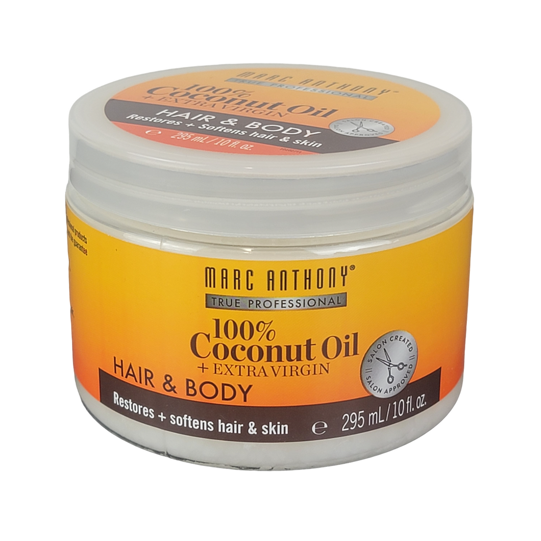 100% Coconut Oil + Extra Virgin Hair & Body Cream By Marc Anthony 10oz (295ml)