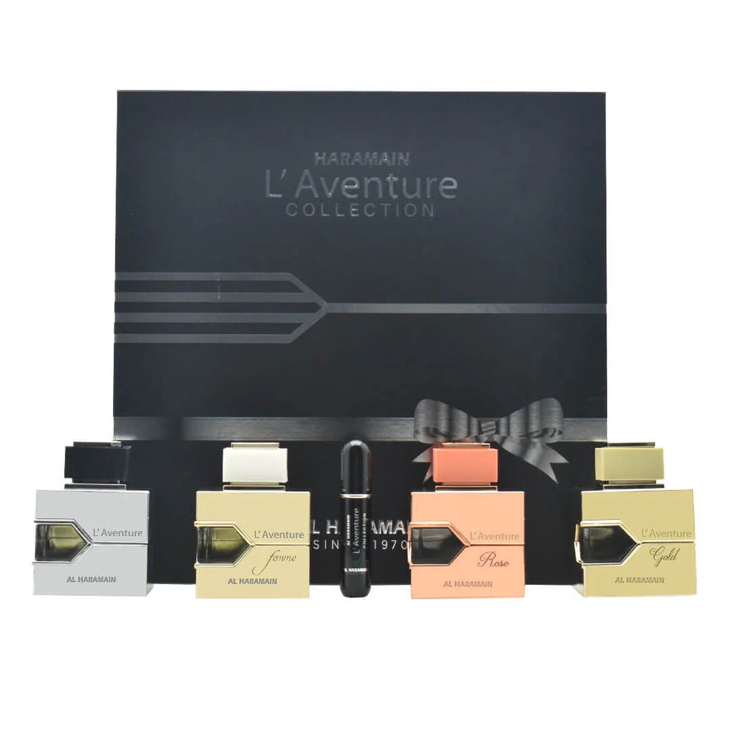 4-Piece L'Aventure Collection Gift Set Eau De Parfum By Al Haramain 4x100ml 3.33 FL OZ (Each)