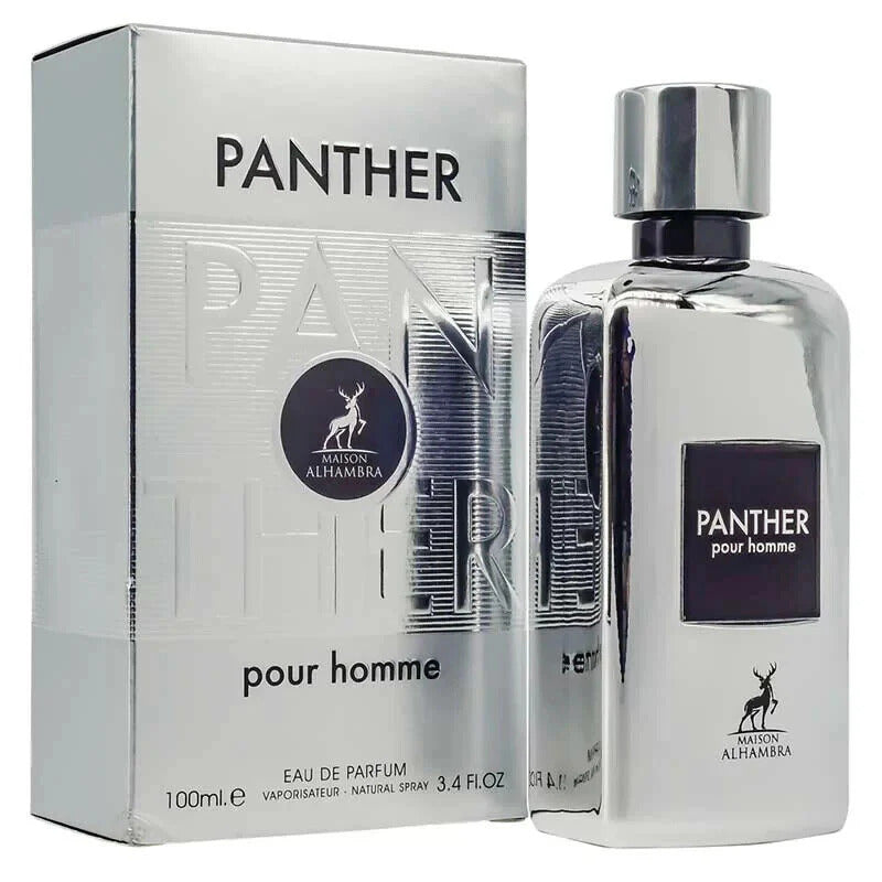 Panther Pour Homme Eau De Parfum By Maison Alhambra 100ml 3.4 FL OZ