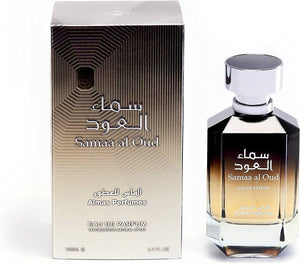 Samaa Al Oud Eau De Parfum By Almas Perfumes 100ml 3.4 FL OZ Made In Saudi Arabia