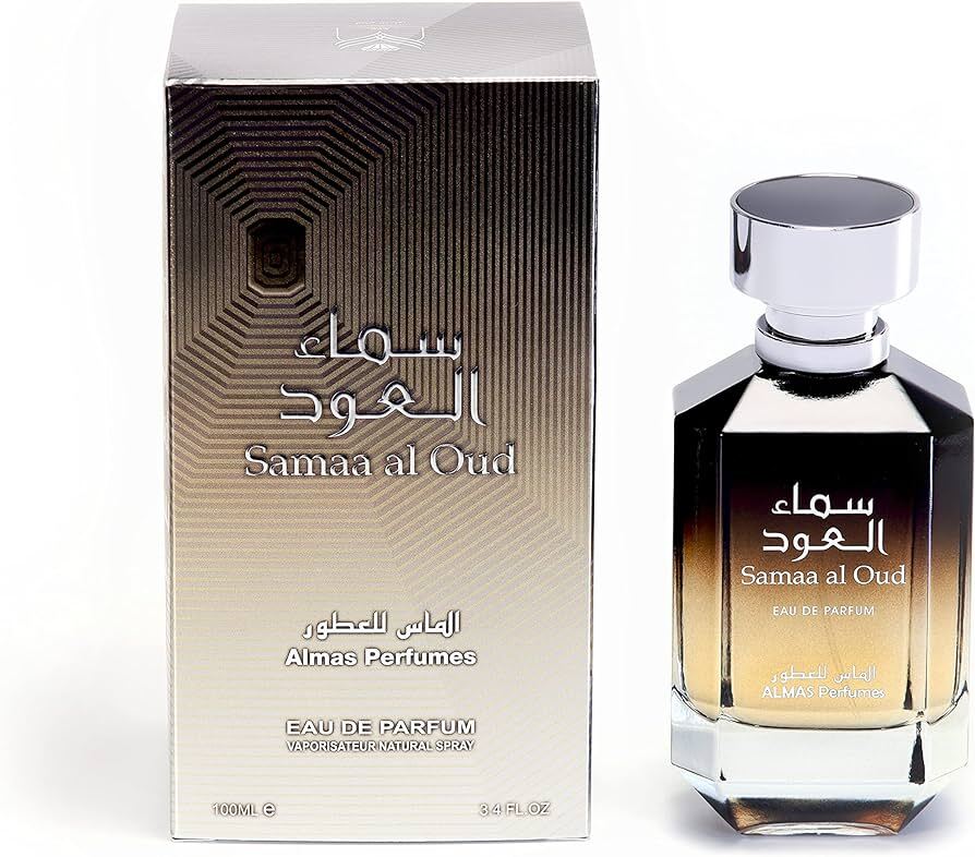 Samaa Al Oud Eau De Parfum By Almas Perfumes 100ml FL OZ Made In Saudi  Arabia