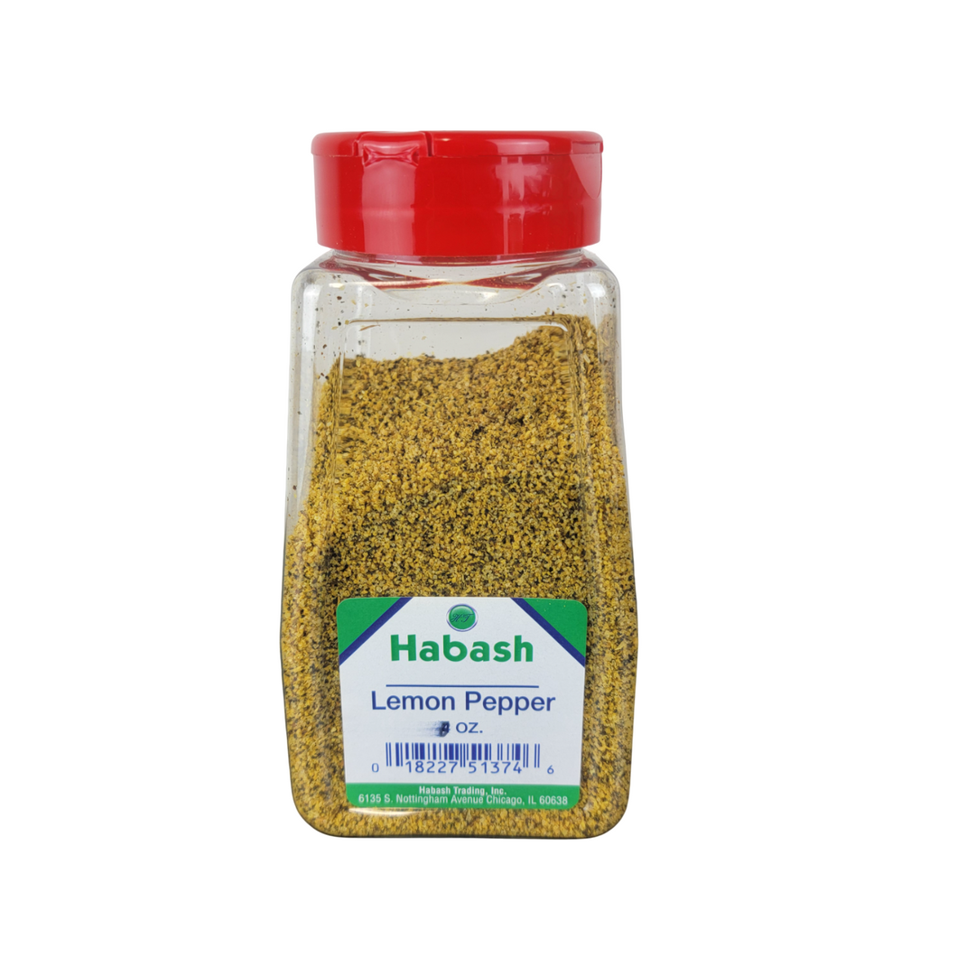 Lemon Pepper 8oz By Habash Imported Spices