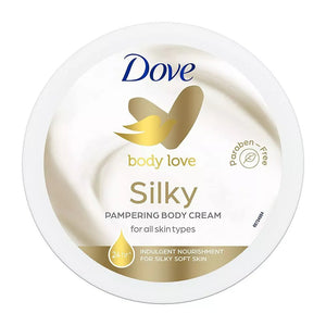 Dove Body Love Silky Pampering Body Cream 24hr Moisture For All Skin Types 300ml