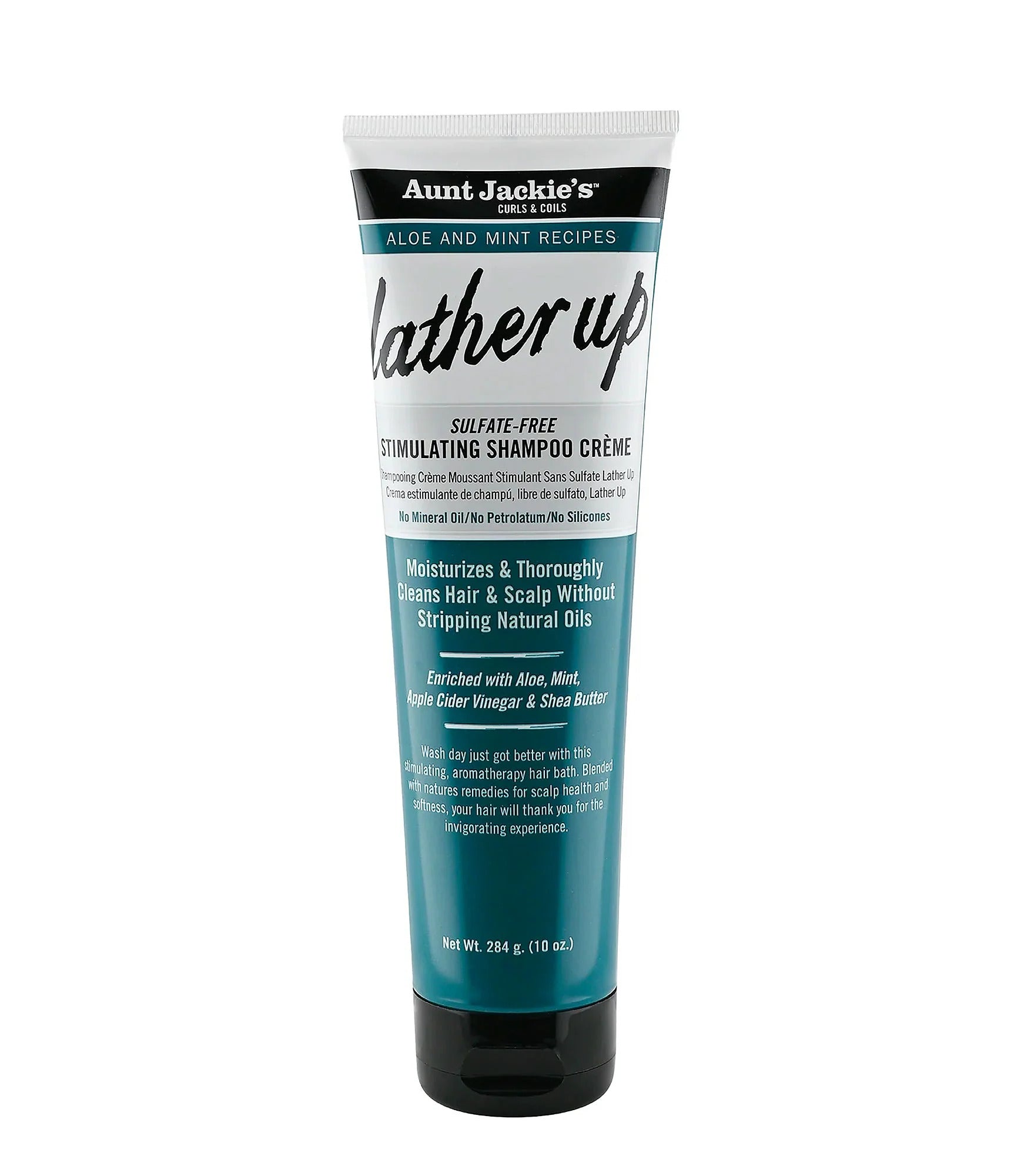 Aunt Jackie's Aloe & Mint Lather Up Stimulating Shampoo 284g (10