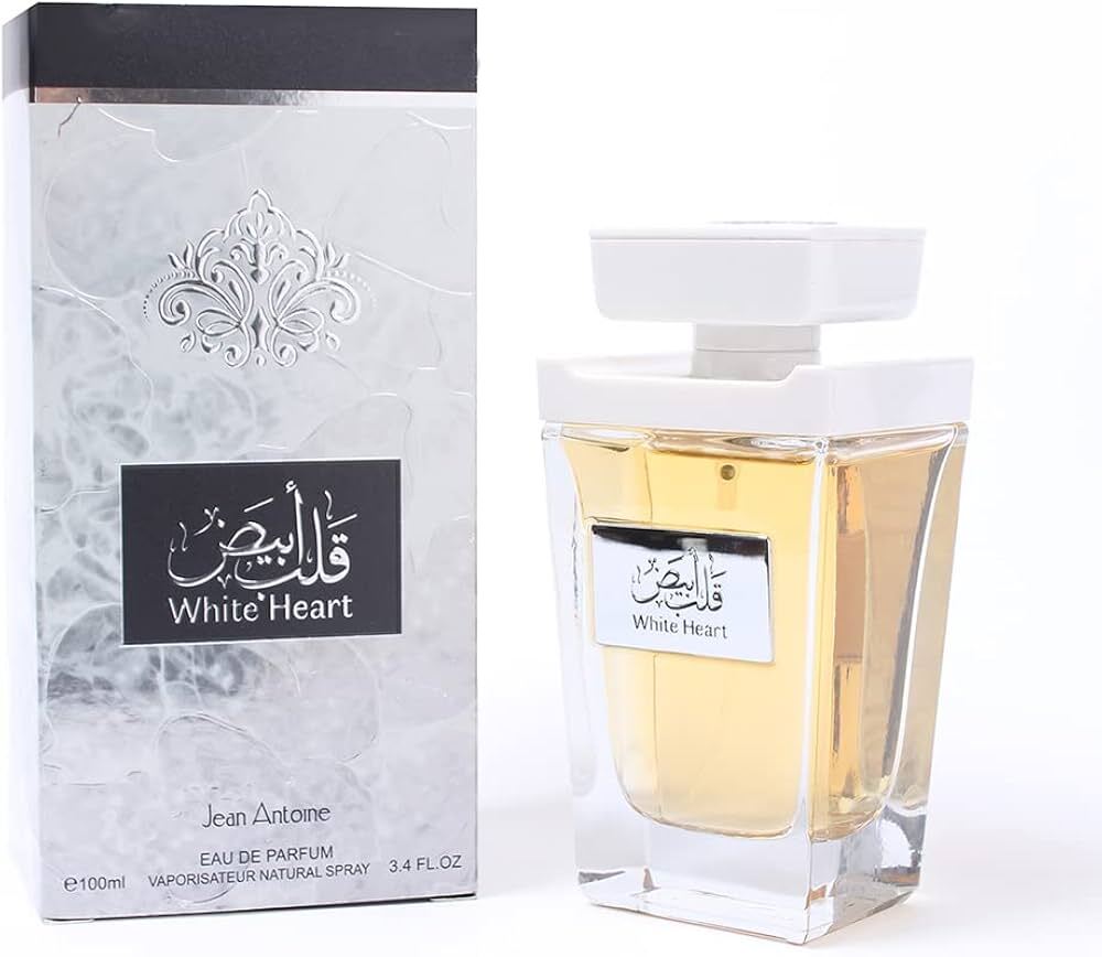 White Heart Eau De Parfum By Jean Antoine Almas Perfumes 100 ML
