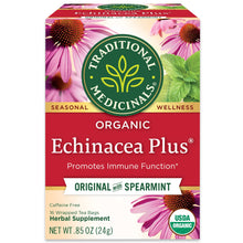 Traditional Medicinals Organic Echinacea Plus Original w/Spearmint 16 tea bags .85oz