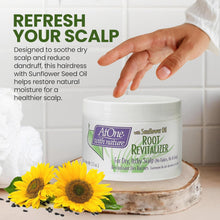 Root Revitalizer with Sunflower Seed Oil - Hair Care Cream for Dry Scalp and Dandruff Conditions 5.5 oz By AtOne With Nature 154G (5.5 oz)