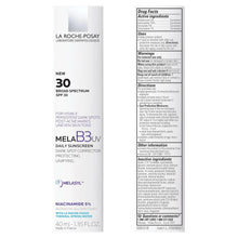 Mela B3 UV Daily Sunscreen | Face Moisturizer With SPF 30 + Anti-Aging Melasyl + 5% Niacinamide By La Roche-Posay 40ML