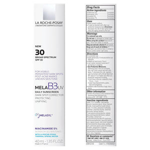 Mela B3 UV Daily Sunscreen | Face Moisturizer With SPF 30 + Anti-Aging Melasyl + 5% Niacinamide By La Roche-Posay 40ML