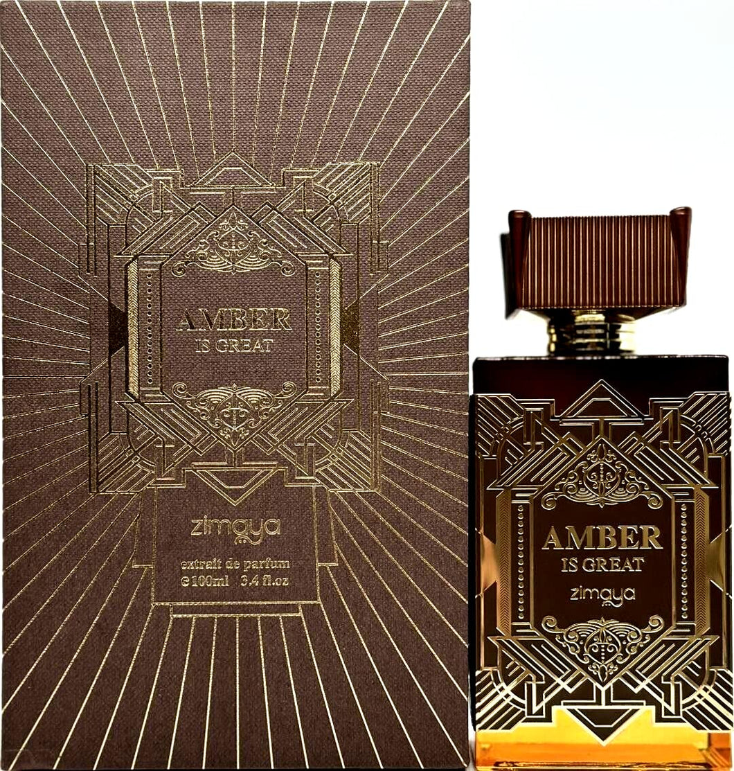 Amber Is Great Extrait De Parfum By Zimaya (Afnan) 100ml 3.4 FL OZ