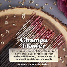 Champa Flower 100x Incense Sticks By Wildberry Made in USA 100 count stick bundle