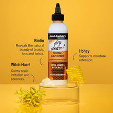 Aunt Jackie's Dry Clean! No Rinse Scalp Refresh with Witch Hazel, Scalposine, Biotin, and Honey – 6 fl oz