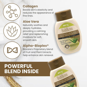 BodyButter Skin Moisturizer With Aloe Vera 8 fl oz (236ml) By Biocare Labs