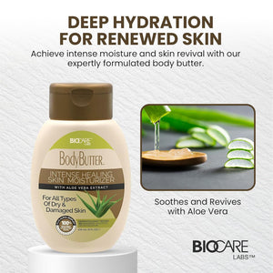 BodyButter Skin Moisturizer With Aloe Vera 8 fl oz (236ml) By Biocare Labs