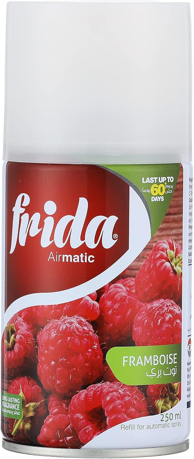Frida Airmatic Framboise Air Freshener Long Lasting 250ml Made In Egypt