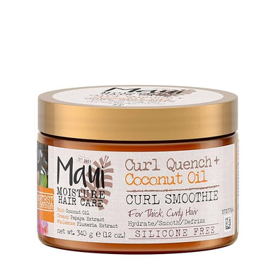 Maui Moisture Curl Quench + Coconut Oil Hydrating Curl Smoothie, 12oz