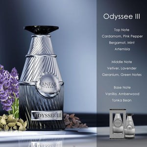 Odyssee III Pour Homme Extrait De Parfum By Anfar 100ml 3.4 FL OZ