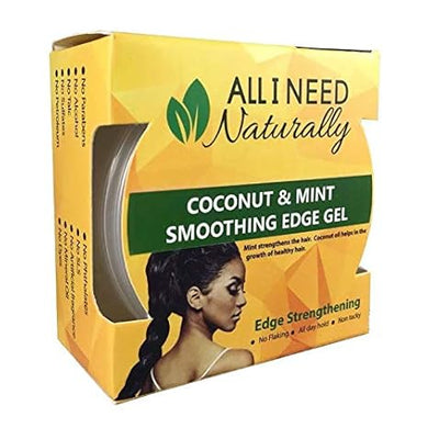 All I Need Naturally Coconut & Mint Smoothing Edge Gel 2oz 59ml