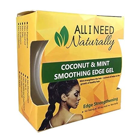 All I Need Naturally Coconut & Mint Smoothing Edge Gel 2oz 59ml