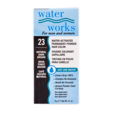 Water Works #23 For Men & Women Permanent  Powder Hair Color - 6g (.21oz)