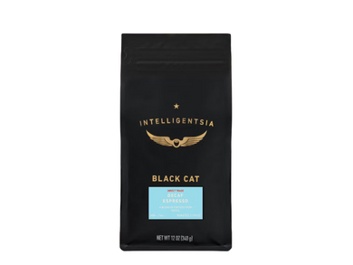 Black Cat Decaf Espresso Coffee From Brazil By Intelligentsia 12 oz (340g)