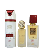 Ana Abiyedh Rouge- 3-Piece Gift Set - By Lattafa - Perfume, Hair Mist & Perfumed Spray