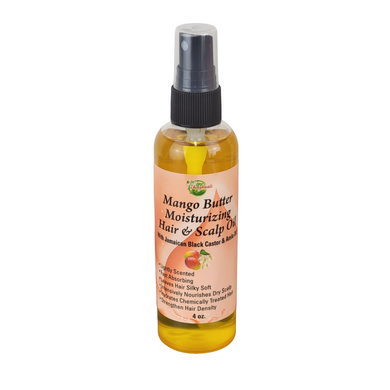 Mango Butter Moisturizing Hair & Scalp Oil 4 oz By Mine Botanicals