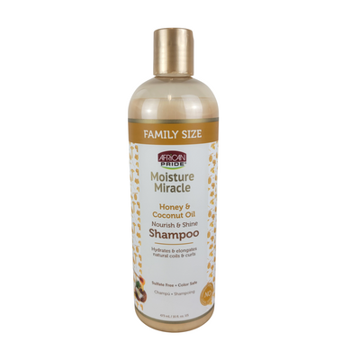 African Pride Honey & Coconut Oil Shampoo Family Size 473ml 16fl oz